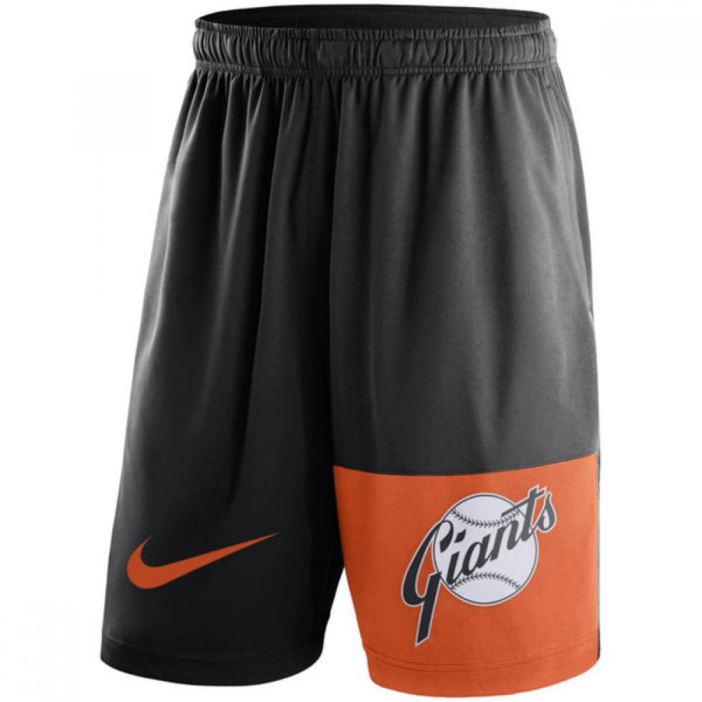 Men's San Francisco Giants Black Cooperstown Collection Dry Fly Shorts