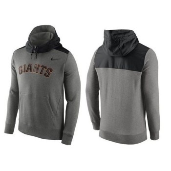 Men's San Francisco Giants Gray Cooperstown Collection Hybrid Pullover Hoodie Men's San Francisco Giants Gray Cooperstown Collection Hybrid Pullover Hoodie