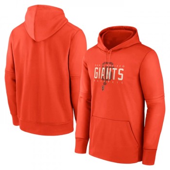 Men's San Francisco Giants Orange regame Performance Pullover Hoodie Men's San Francisco Giants Orange regame Performance Pullover Hoodie