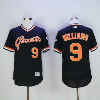 Men's San Franciscoc Giants #9 Matt Williams Black Throwback Flexbase Stitched MLB Jersey Men's San Franciscoc Giants #9 Matt Williams Black Throwback Flexbase Stitched MLB Jersey