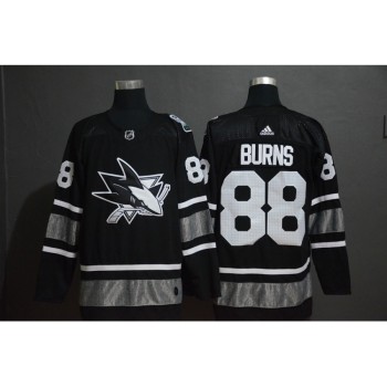 Men's San Jose Sharks #88 Brent Burns Black 2019 NHL All-Star Game Jersey Men's San Jose Sharks #88 Brent Burns Black 2019 NHL All-Star Game Jersey