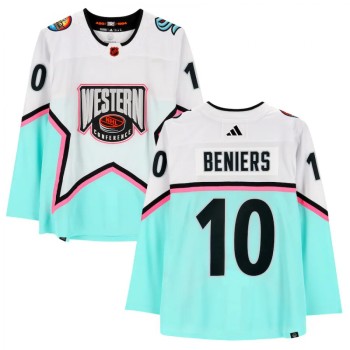 Men's Seattle Kraken #10 Matty Beniers 2023 White All-Star Game Stitched Jersey Men's Seattle Kraken #10 Matty Beniers 2023 White All-Star Game Stitched Jersey