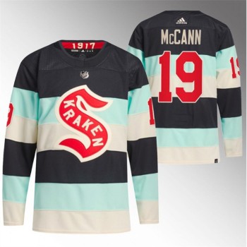 Men's Seattle Kraken #19 Jaden Schwartz 2024 Deep Sea Blue Winter Classic Stitched Jersey Men's Seattle Kraken #19 Jaden Schwartz 2024 Deep Sea Blue Winter Classic Stitched Jersey