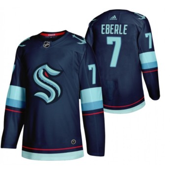 Men's Seattle Kraken #7 Jordan Eberle Navy Stitched Jersey Men's Seattle Kraken #7 Jordan Eberle Navy Stitched Jersey