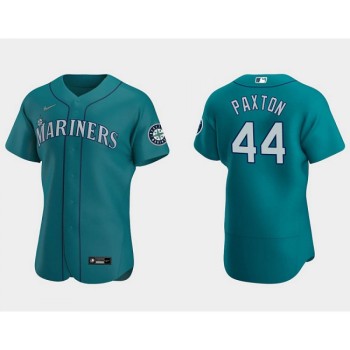 Men's Seattle Mariners #44 James Paxton Aqua Flex Base Stitched jersey Men's Seattle Mariners #44 James Paxton Aqua Flex Base Stitched jersey