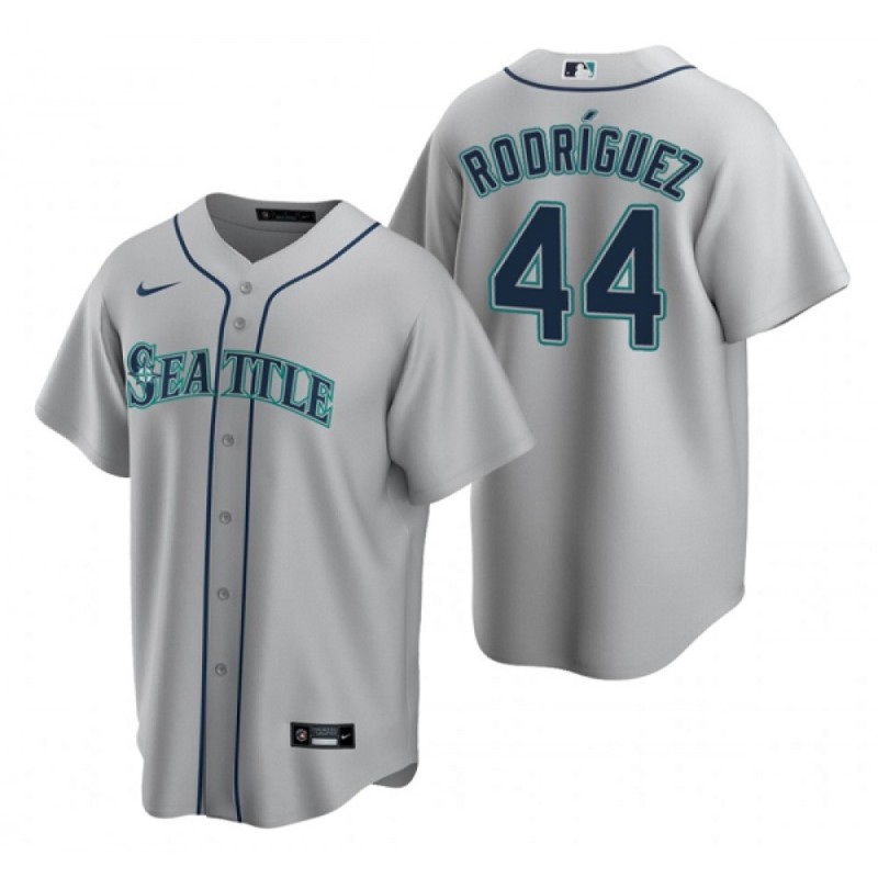 Men's Seattle Mariners #44 Julio Rodriguez Grey Cool Base Stitched jersey Men's Seattle Mariners #44 Julio Rodriguez Grey Cool Base Stitched jersey