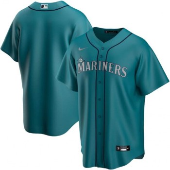 Men's Seattle Mariners Blank Aqua Cool Base Stitched jersey Men's Seattle Mariners Blank Aqua Cool Base Stitched jersey