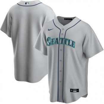 Men's Seattle Mariners Blank Grey Cool Base Stitched jersey Men's Seattle Mariners Blank Grey Cool Base Stitched jersey