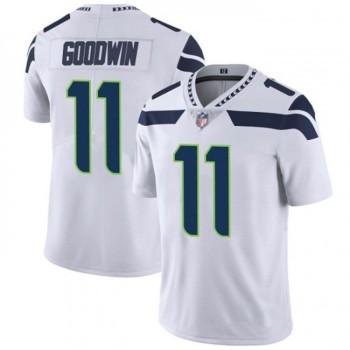 Men's Seattle Seahawks #11 Marquise Goodwin White Vapor Untouchable Limited Stitched Jersey Men's Seattle Seahawks #11 Marquise Goodwin White Vapor Untouchable Limited Stitched Jersey