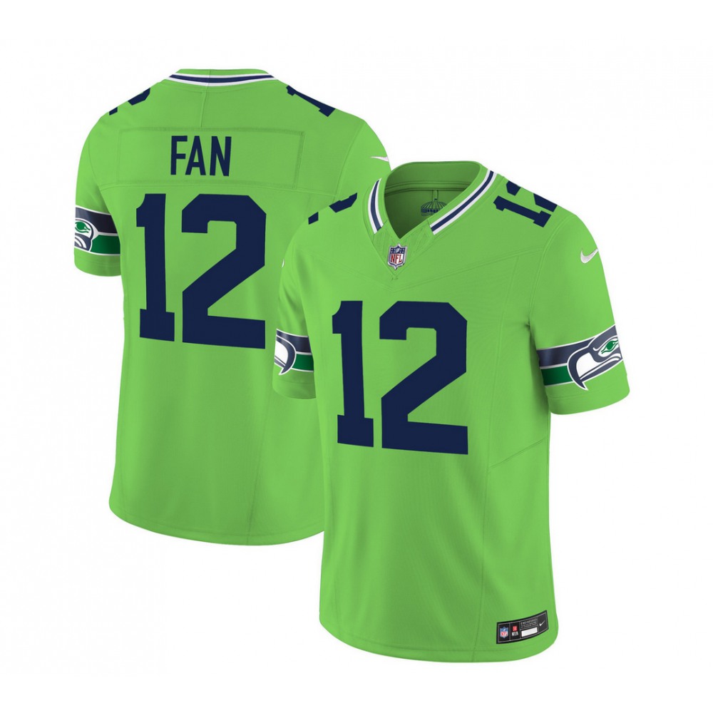 Men's Seattle Seahawks #12 Fan 2023 F.U.S.E. Green Limited Stitched Football Jersey