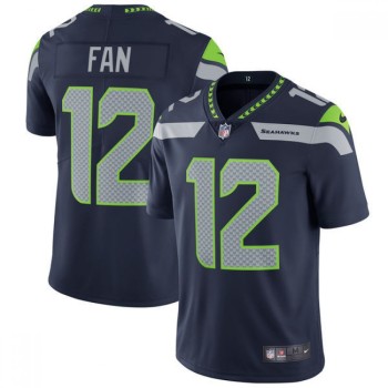 Men's Seattle Seahawks #12 Fan College Navy Vapor Untouchable Limited Stitched NFL Jersey Men's Seattle Seahawks #12 Fan College Navy Vapor Untouchable Limited Stitched NFL Jersey
