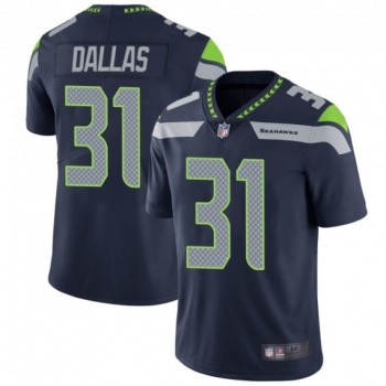 Men's Seattle Seahawks #31 DeeJay Dallas Navy Vapor Untouchable Limited Stitched Jersey Men's Seattle Seahawks #31 DeeJay Dallas Navy Vapor Untouchable Limited Stitched Jersey