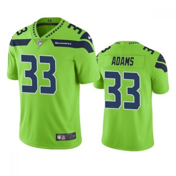 Men's Seattle Seahawks #33 Jamal Adams Green Color Rush Limited Stitched Jersey Men's Seattle Seahawks #33 Jamal Adams Green Color Rush Limited Stitched Jersey