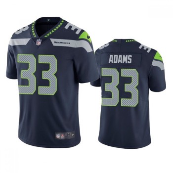 Men's Seattle Seahawks #33 Jamal Adams Navy Vapor Untouchable Limited Stitched Jersey Men's Seattle Seahawks #33 Jamal Adams Navy Vapor Untouchable Limited Stitched Jersey