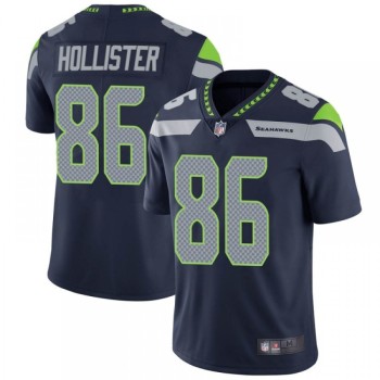 Men's Seattle Seahawks #86 Jacob Hollister Navy Vapor Untouchable Limited Stitched Jersey Men's Seattle Seahawks #86 Jacob Hollister Navy Vapor Untouchable Limited Stitched Jersey