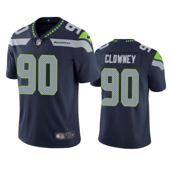 Men's Seattle Seahawks #90 Jadeveon Clowney Navy Vapor Untouchable Limited Stitched NFL Jersey Men's Seattle Seahawks #90 Jadeveon Clowney Navy Vapor Untouchable Limited Stitched NFL Jersey