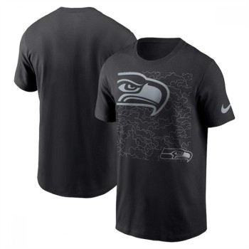 Men's Seattle Seahawks Black T-Shirt Men's Seattle Seahawks Black T-Shirt