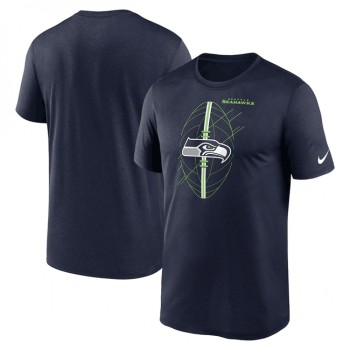 Men's Seattle Seahawks Navy Legend Icon Performance T-Shirt Men's Seattle Seahawks Navy Legend Icon Performance T-Shirt