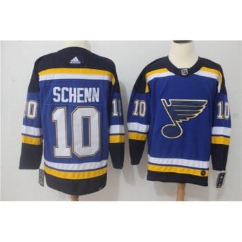 Men's St. Louis Blues #10 Brayden Schenn Blue Fashion Stitched NHL Jersey Men's St. Louis Blues #10 Brayden Schenn Blue Fashion Stitched NHL Jersey