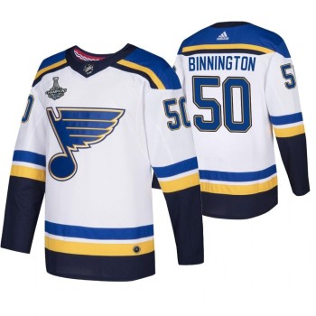 Men's St. Louis Blues #50 Jordan Binnington White 2019 Stanley Cup Champions Stitched NHL Jersey Men's St. Louis Blues #50 Jordan Binnington White 2019 Stanley Cup Champions Stitched NHL Jersey