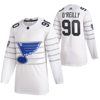 Men's St. Louis Blues #90 Ryan O'Reilly 2020 White All Star Stitched NHL Jersey Men's St. Louis Blues #90 Ryan O'Reilly 2020 White All Star Stitched NHL Jersey