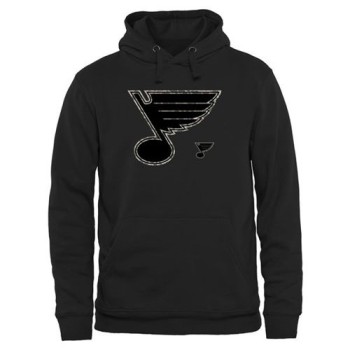 Men's St. Louis Blues Black Rink Warrior Pullover Hoodie Men's St. Louis Blues Black Rink Warrior Pullover Hoodie