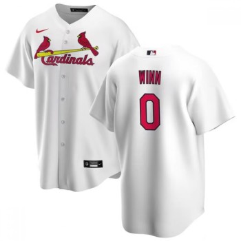 Men's St. Louis Cardinals #0 Masyn Winn White Cool Base Stitched Jersey Men's St. Louis Cardinals #0 Masyn Winn White Cool Base Stitched Jersey