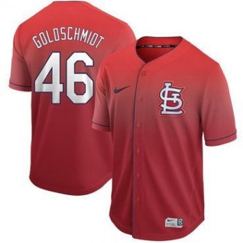 Men's St. Louis Cardinals #46 Paul Goldschmidt Red Cool Base Drift Edition Stitched Jersey Men's St. Louis Cardinals #46 Paul Goldschmidt Red Cool Base Drift Edition Stitched Jersey
