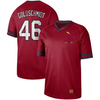 Men's St. Louis Cardinals #46 Paul Goldschmidt Red Cooperstown Collection Legend Stitched MLB Jersey Men's St. Louis Cardinals #46 Paul Goldschmidt Red Cooperstown Collection Legend Stitched MLB Jersey