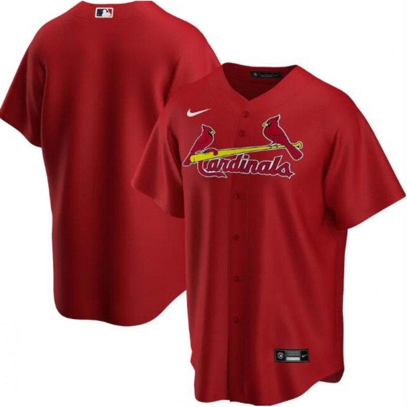 Men's St. Louis Cardinals Blank Red Cool Base Stitched Jersey Men's St. Louis Cardinals Blank Red Cool Base Stitched Jersey