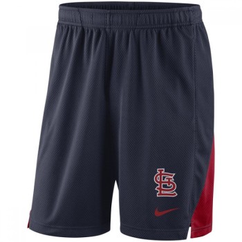 Men's St. Louis Cardinals Navy Franchise Performance Shorts Men's St. Louis Cardinals Navy Franchise Performance Shorts