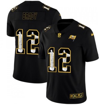 Men's Tampa Bay Buccaneers #12 Tom Brady 2020 Black Jesus Faith Edition Limited Stitched Jersey Men's Tampa Bay Buccaneers #12 Tom Brady 2020 Black Jesus Faith Edition Limited Stitched Jersey