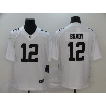 Men's Tampa Bay Buccaneers #12 Tom Brady White Stitched NFL Jersey Men's Tampa Bay Buccaneers #12 Tom Brady White Stitched NFL Jersey