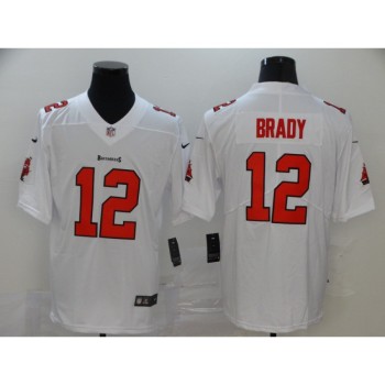 Men's Tampa Bay Buccaneers #12 Tom Brady White Stitched NFL Jersey Men's Tampa Bay Buccaneers #12 Tom Brady White Stitched NFL Jersey
