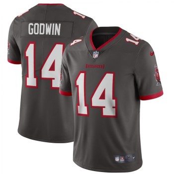 Men's Tampa Bay Buccaneers #14 Chris Godwin New Grey Vapor Untouchable Limited NFL Stitched Jersey Men's Tampa Bay Buccaneers #14 Chris Godwin New Grey Vapor Untouchable Limited NFL Stitched Jersey