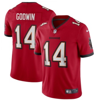 Men's Tampa Bay Buccaneers #14 Chris Godwin New Red Vapor Untouchable Limited NFL Stitched Jersey Men's Tampa Bay Buccaneers #14 Chris Godwin New Red Vapor Untouchable Limited NFL Stitched Jersey