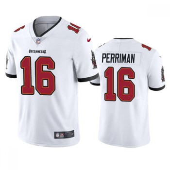 Men's Tampa Bay Buccaneers #16 Breshad Perriman White Vapor Untouchable Limited Stitched Jersey Men's Tampa Bay Buccaneers #16 Breshad Perriman White Vapor Untouchable Limited Stitched Jersey