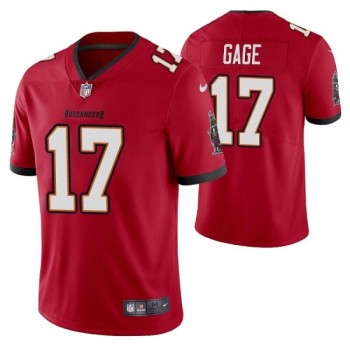 Men's Tampa Bay Buccaneers #17 Russell Gage Red Vapor Untouchable Limited Stitched Jersey Men's Tampa Bay Buccaneers #17 Russell Gage Red Vapor Untouchable Limited Stitched Jersey