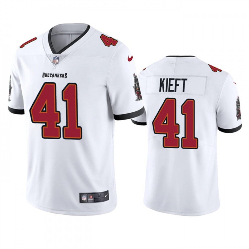 Men's Tampa Bay Buccaneers #41 Ko Kieft White Vapor Untouchable Limited Stitched Jersey