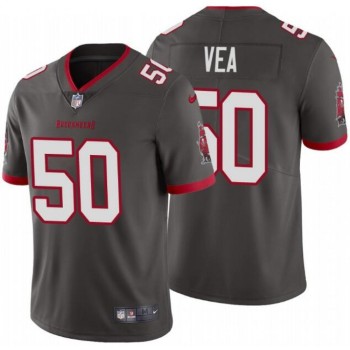 Men's Tampa Bay Buccaneers #50 Vita Vea New Grey Vapor Untouchable Limited Stitched NFL Jersey Men's Tampa Bay Buccaneers #50 Vita Vea New Grey Vapor Untouchable Limited Stitched NFL Jersey