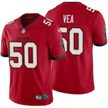 Men's Tampa Bay Buccaneers #50 Vita Vea New Red Vapor Untouchable Limited Stitched NFL Jersey Men's Tampa Bay Buccaneers #50 Vita Vea New Red Vapor Untouchable Limited Stitched NFL Jersey