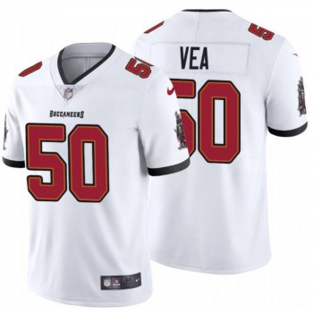 Men's Tampa Bay Buccaneers #50 Vita Vea New White Vapor Untouchable Limited Stitched NFL Jersey Men's Tampa Bay Buccaneers #50 Vita Vea New White Vapor Untouchable Limited Stitched NFL Jersey
