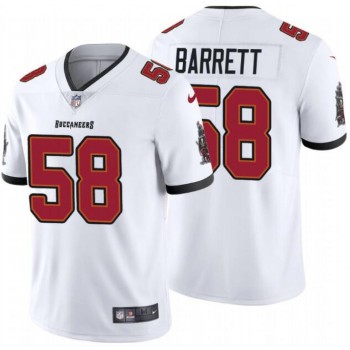 Men's Tampa Bay Buccaneers #58 Shaquil Barrett New White Vapor Untouchable Limited Stitched NFL Jersey Men's Tampa Bay Buccaneers #58 Shaquil Barrett New White Vapor Untouchable Limited Stitched NFL Jersey