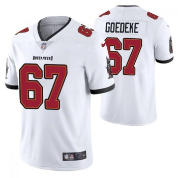 Men's Tampa Bay Buccaneers #67 Luke Goedeke White Vapor Untouchable Limited Stitched Jersey Men's Tampa Bay Buccaneers #67 Luke Goedeke White Vapor Untouchable Limited Stitched Jersey
