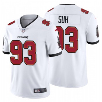 Men's Tampa Bay Buccaneers #93 Ndamukong Suh New White Vapor Untouchable Limited Stitched Jersey Men's Tampa Bay Buccaneers #93 Ndamukong Suh New White Vapor Untouchable Limited Stitched Jersey