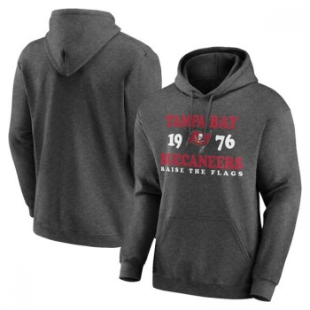 Men's Tampa Bay Buccaneers Heathered Charcoal Fierce Competitor Pullover Hoodie Men's Tampa Bay Buccaneers Heathered Charcoal Fierce Competitor Pullover Hoodie
