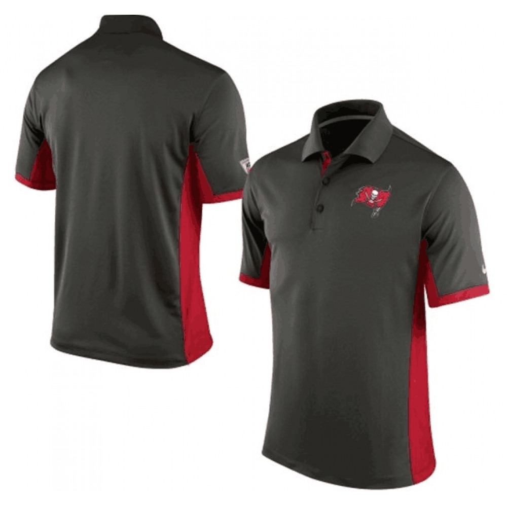 Men's Tampa Bay Buccaneers Black Evergreen Polo