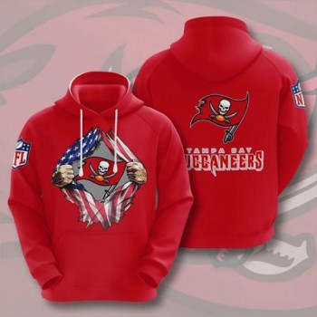 Men's Tampa Bay Buccaneers Red 3D Trending T-Shirt Hoodie Men's Tampa Bay Buccaneers Red 3D Trending T-Shirt Hoodie