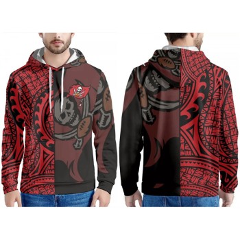 Men's Tampa Bay Buccaneers Red/Black Pullover Hoodie Men's Tampa Bay Buccaneers Red/Black Pullover Hoodie