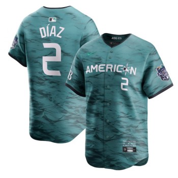 Men's Tampa Bay Rays #2 Yandy Diaz Teal 2023 All-star Cool Base Stitched Baseball Jersey Men's Tampa Bay Rays #2 Yandy Diaz Teal 2023 All-star Cool Base Stitched Baseball Jersey